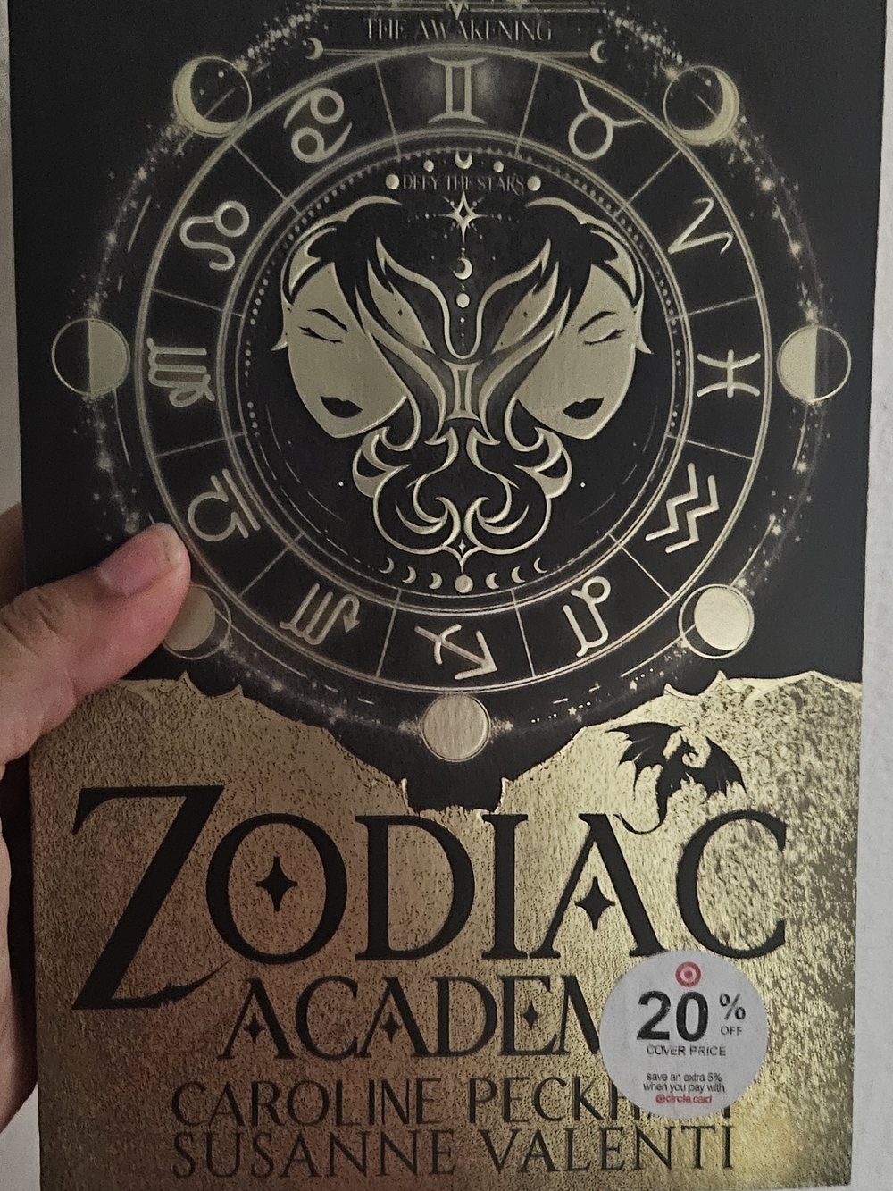 Zodiac Academy Gold & Black Hardcover by Caroline Peckham & Susanne Valenti